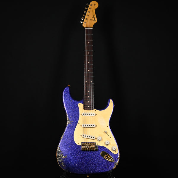 Fender Custom Shop 1962 Stratocaster w/ Gold Hardware Heavy Relic- Purple Sparkle / Black Paisley 2025 (R148652)