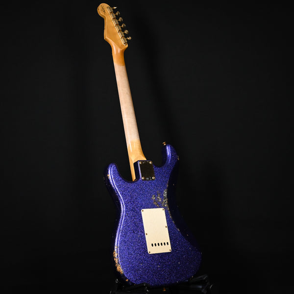 Fender Custom Shop 1962 Stratocaster w/ Gold Hardware Heavy Relic- Purple Sparkle / Black Paisley 2025 (R148652)