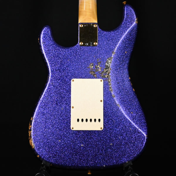 Fender Custom Shop 1962 Stratocaster w/ Gold Hardware Heavy Relic- Purple Sparkle / Black Paisley 2025 (R148652)