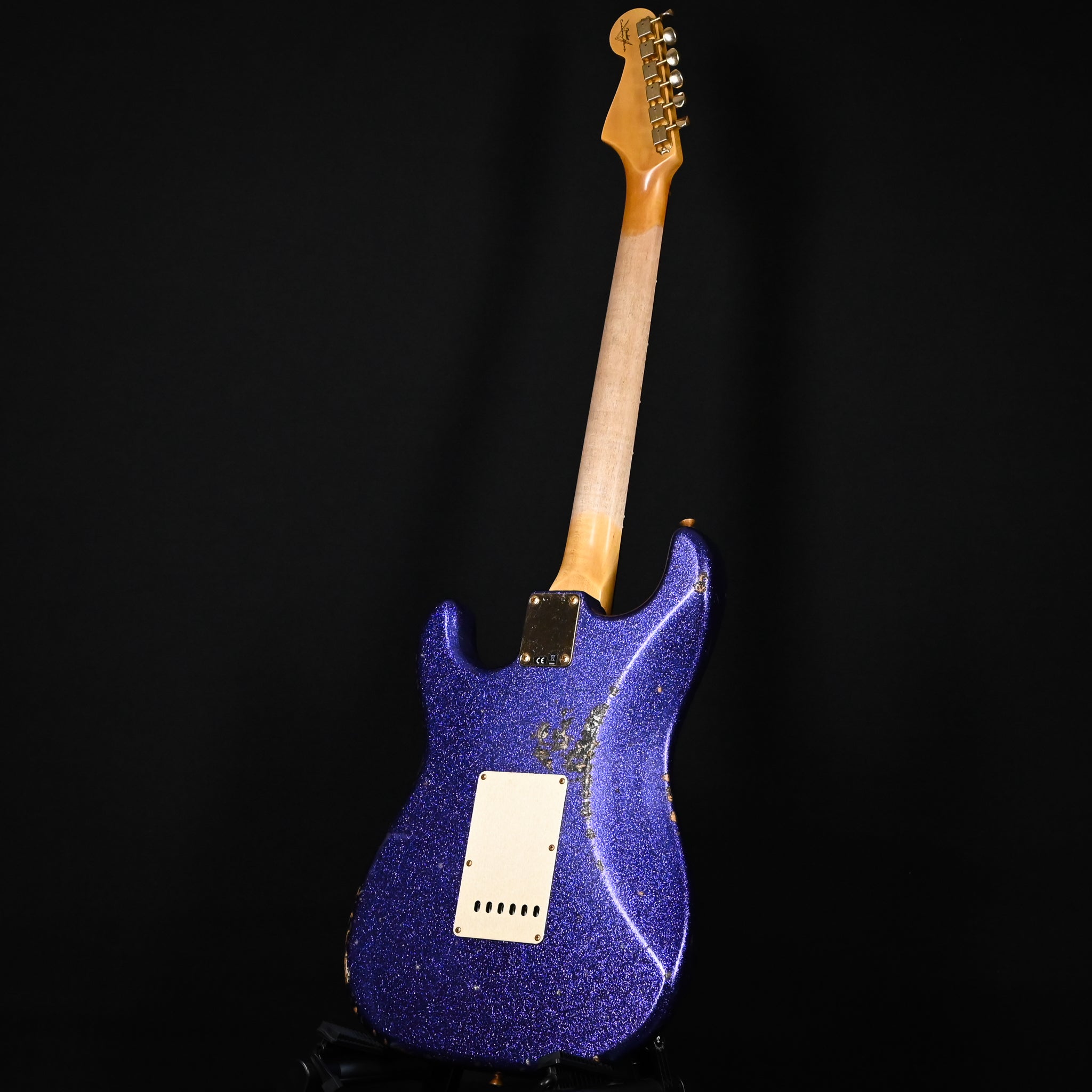 Fender Custom Shop 1962 Stratocaster w/ Gold Hardware Heavy Relic- Purple Sparkle / Black Paisley 2025 (R148652)