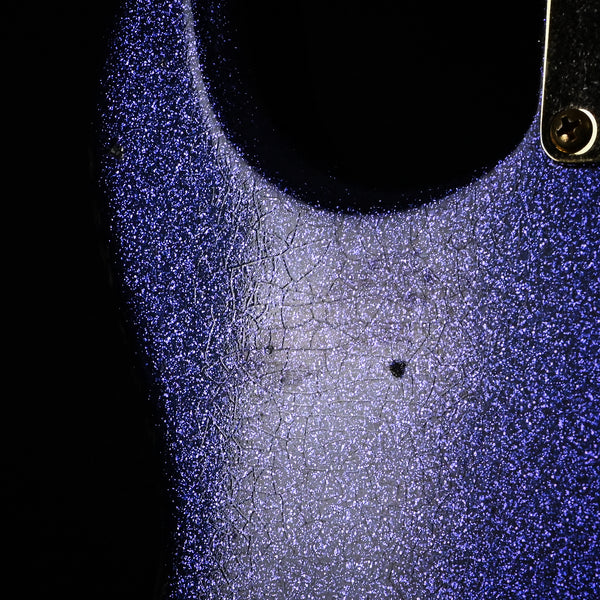 Fender Custom Shop 1962 Stratocaster w/ Gold Hardware Heavy Relic- Purple Sparkle / Black Paisley 2025 (R148652)