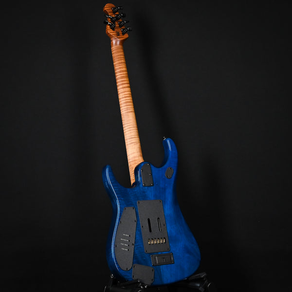 Ernie Ball Music Man John Petrucci Signature JP15 Electric Guitar- Ulatramarine Quilt (H07632)