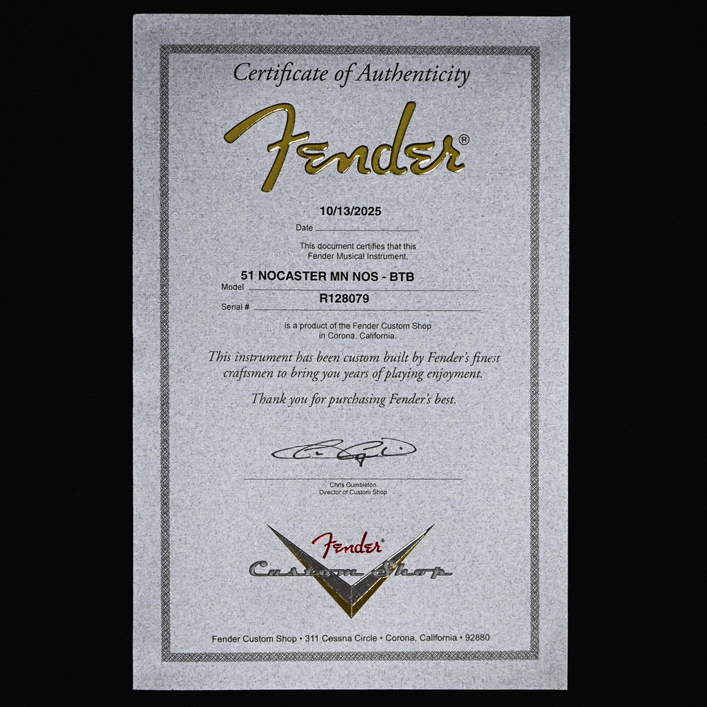 Fender Custom Shop '51 Nocaster NOS- Butterscotch Blonde 2025 (R128079)