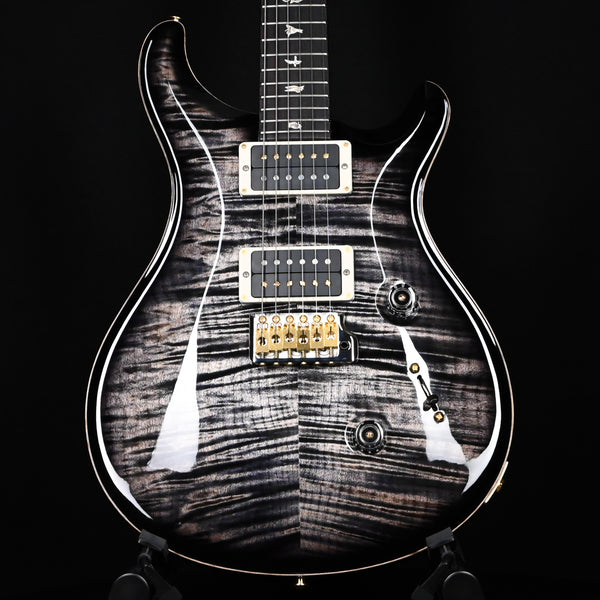 PRS Custom 24 10-Top Electric Guitar- Charcoal Burst (0387701)