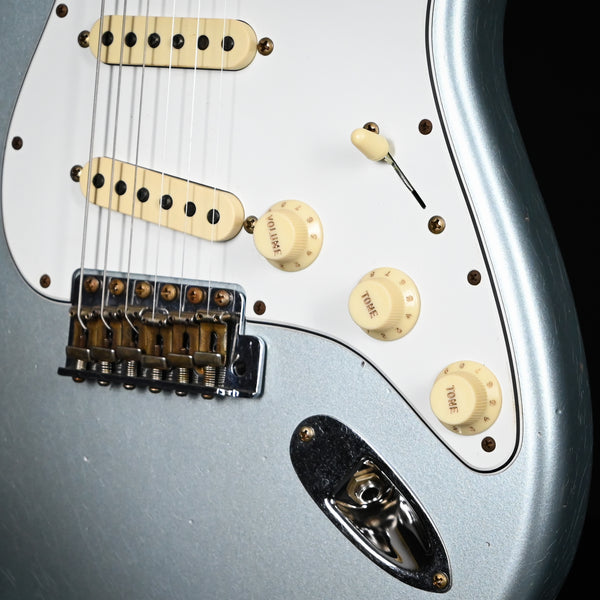 Fender Custom Shop Limited Edition '65 Stratocaster Journeyman- Faded Aged Firemist Silver 2024 (CZ583259)