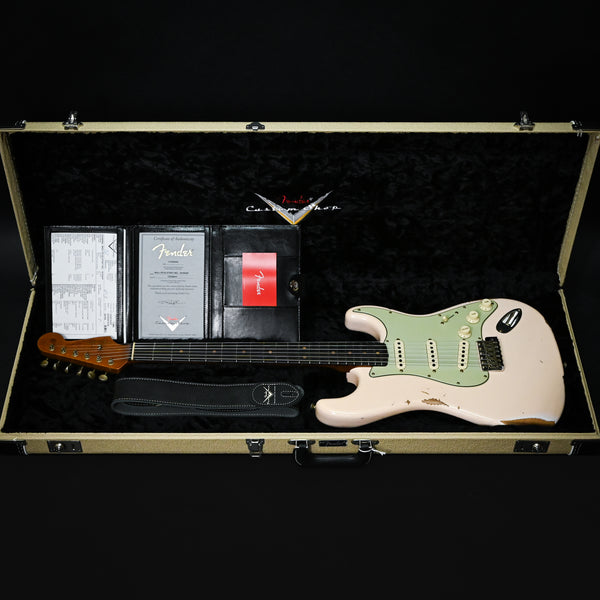 Fender Custom Shop Limited Edition '63 Stratocaster Relic- Super Faded Aged Shell Pink 2025 (CZ586641)