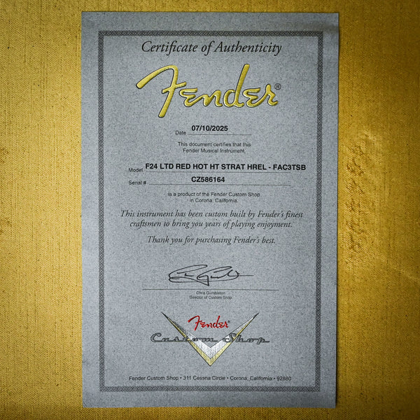 Fender Custom Shop Limited Edition Red Hot Hardtail Stratocaster Heavy Relic- Faded Aged Chocolate 3 Tone Sunburst 2025 (CZ586164)
