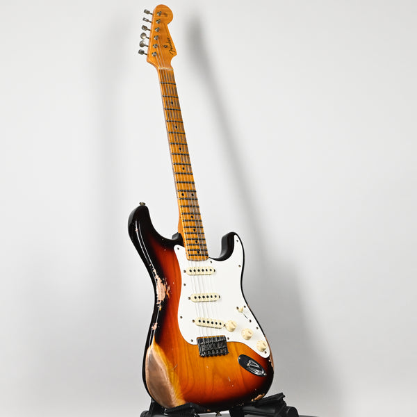 Fender Custom Shop Limited Edition Red Hot Hardtail Stratocaster Heavy Relic- Faded Aged Chocolate 3 Tone Sunburst 2025 (CZ586164)