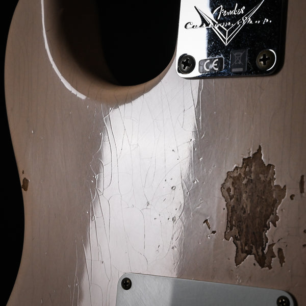 Fender Custom Shop Limited Edition '63 Stratocaster Relic- Super Faded Aged Shell Pink 2025 (CZ586641)