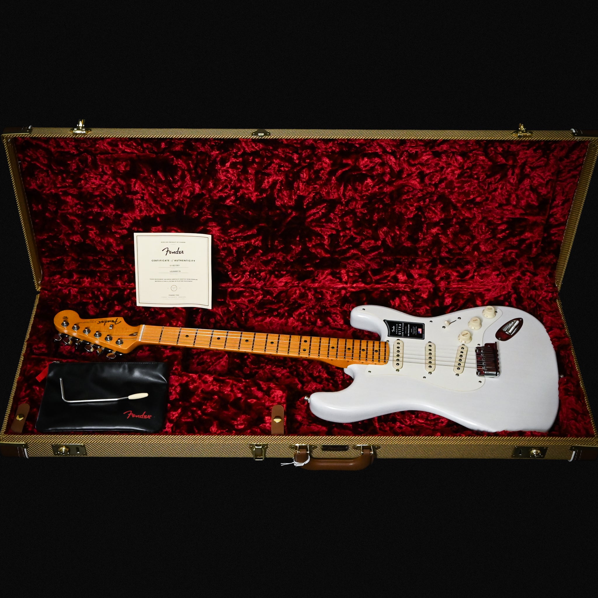 Fender American Ultra Luxe Vintage '50s Stratocaster- White Blonde (US26009119)