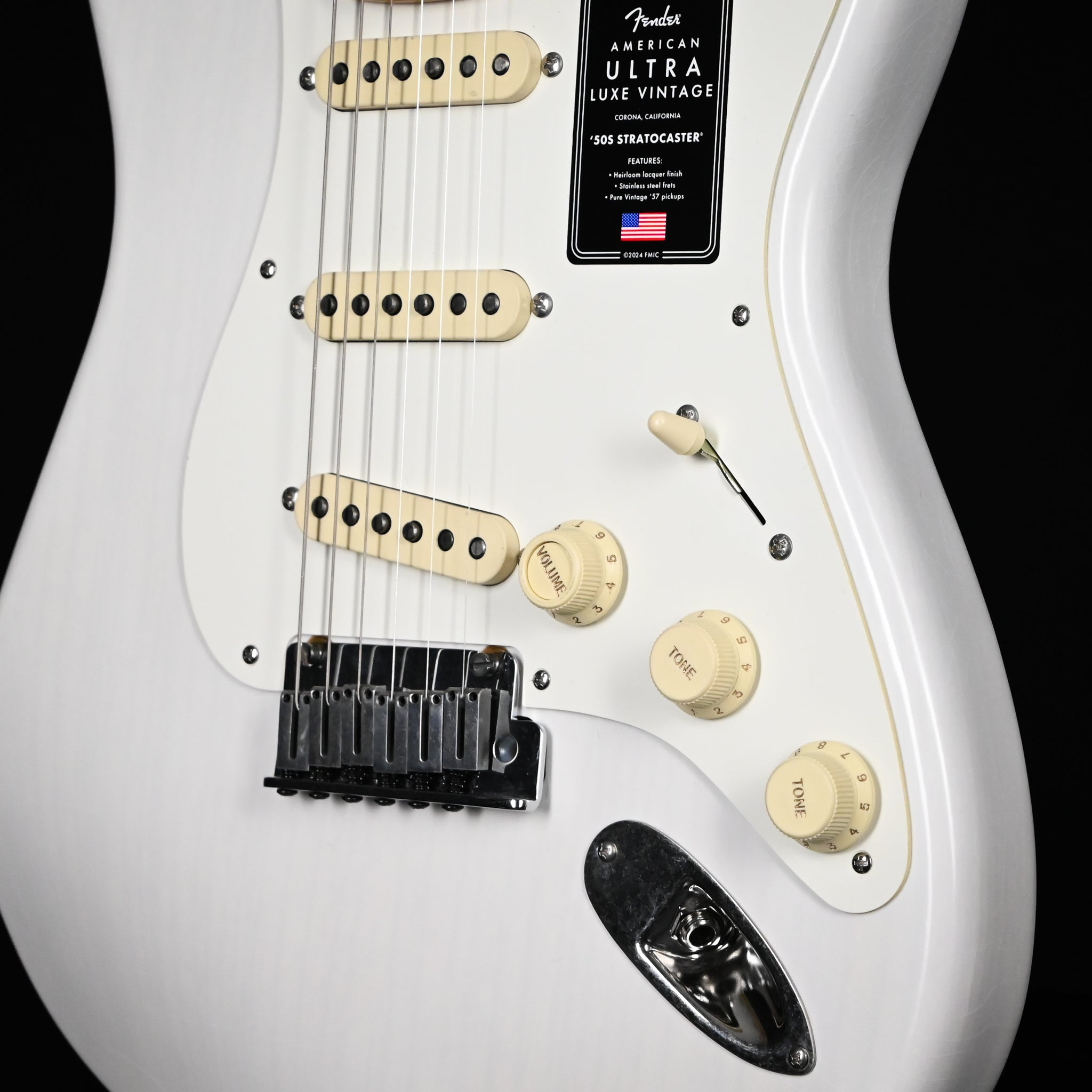 Fender American Ultra Luxe Vintage '50s Stratocaster- White Blonde (US26009119)