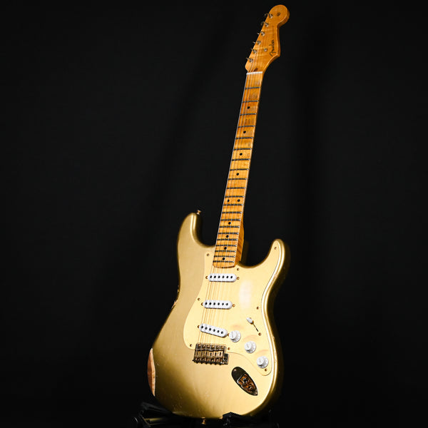 Fender Custom Shop Limited Edition '55 Bone Tone Stratocaster w/ Gold Hardware Relic- Aged HLE Gold 2024 (CZ570903)