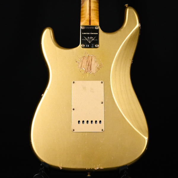 Fender Custom Shop Limited Edition '55 Bone Tone Stratocaster w/ Gold Hardware Relic- Aged HLE Gold 2024 (CZ570903)