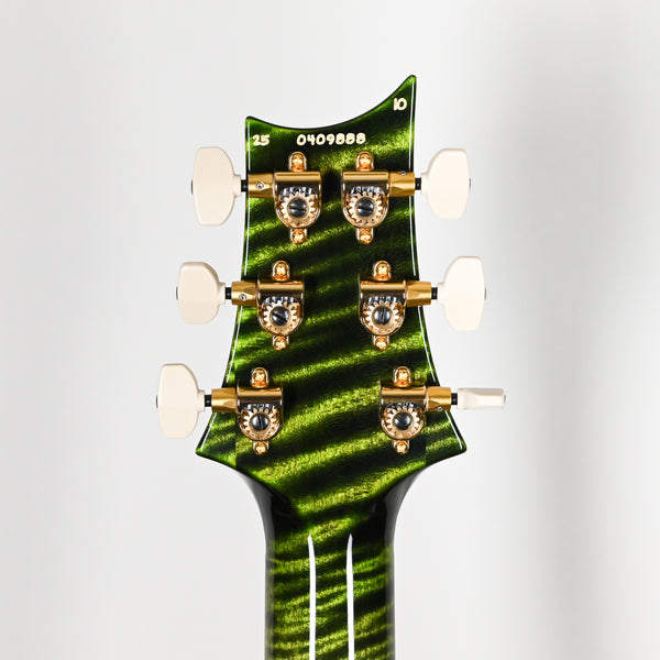 PRS Custom 24 Piezo Wood Library w/ 10-Top, Brazilian Rosewood, & DMO Pickups- Eriza Verde 2025 (0409888)