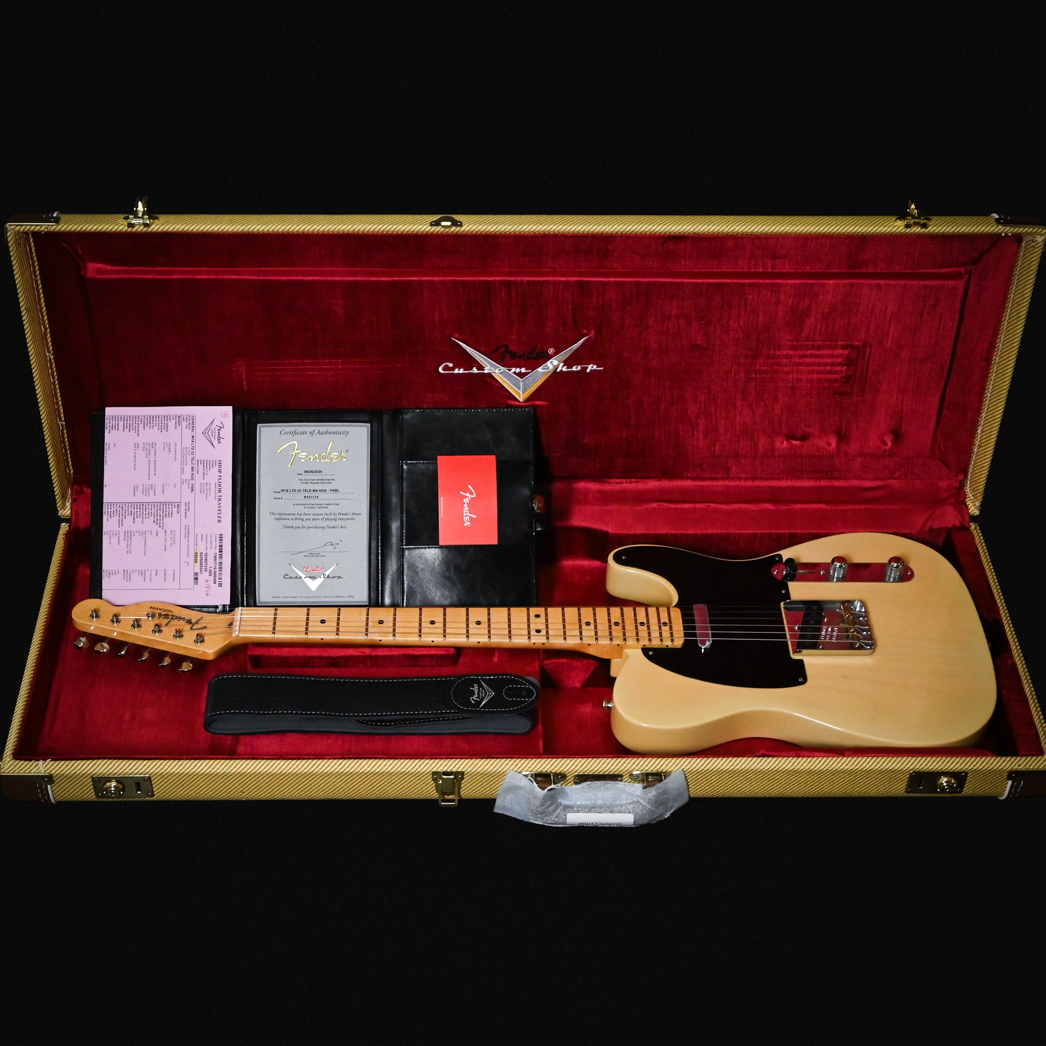 Fender Custom Shop Limited Edition '52 Telecaster NOS- Faded Nocaster Blonde 2026 (R151174)