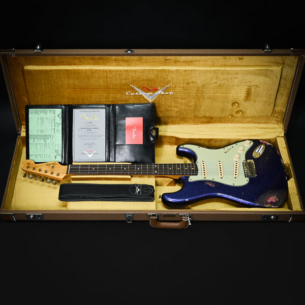 Fender Custom Shop 1962 Stratocaster w/ Josefina Handwound Pickups Heavy Relic- Purple Sparkle/ Pink Paisley 2025 (R145358)