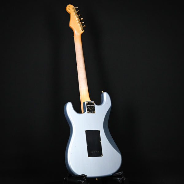 Fender Custom Shop Limited-Edition '65 Dual-Mag Strat Journeyman Relic - Aged Blue Ice Metallic (CZ571481)