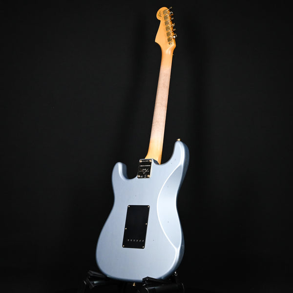 Fender Custom Shop Limited-Edition '65 Dual-Mag Strat Journeyman Relic - Aged Blue Ice Metallic (CZ571481)