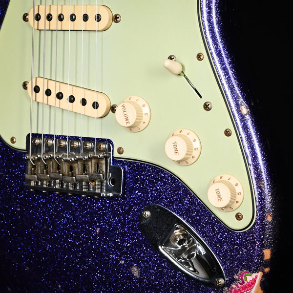 Fender Custom Shop 1962 Stratocaster w/ Josefina Handwound Pickups Heavy Relic- Purple Sparkle/ Pink Paisley 2025 (R145358)