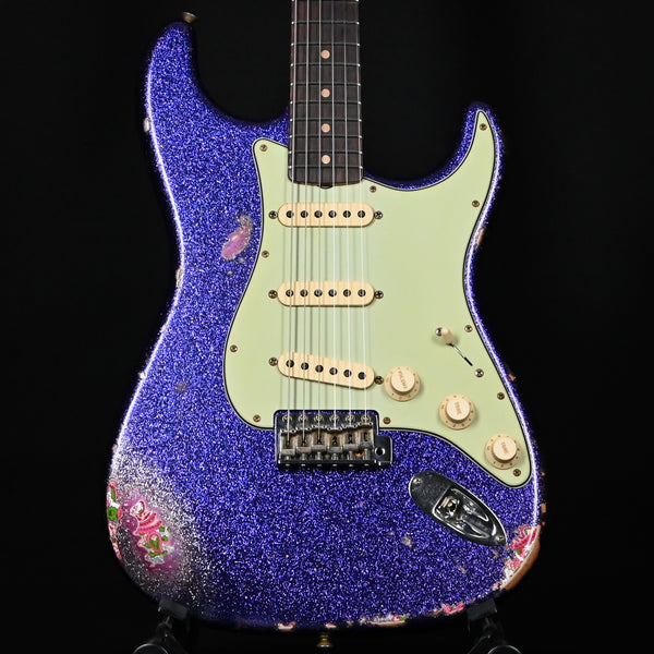 Fender Custom Shop 1962 Stratocaster w/ Josefina Handwound Pickups Heavy Relic- Purple Sparkle/ Pink Paisley 2025 (R145358)