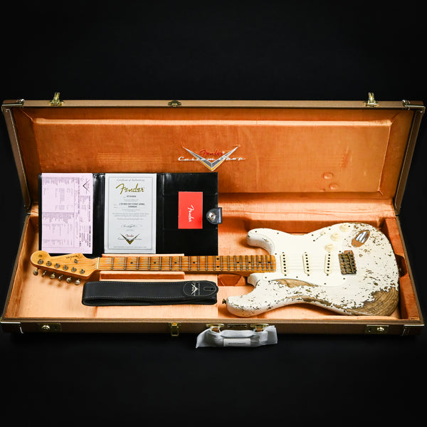 Fender Custom Shop Limited Edition Red Hot Stratocaster Super Heavy Relic - Aged White Blonde (CZ580034)