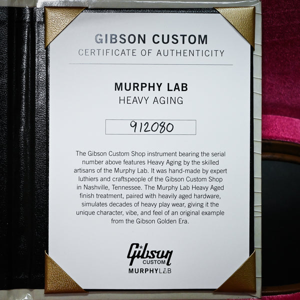 Gibson Custom 1959 Les Paul Standard Reissue Murphy Lab Heavy Aged- Golden Poppy Burst 2021 (912080) New-Old Stock