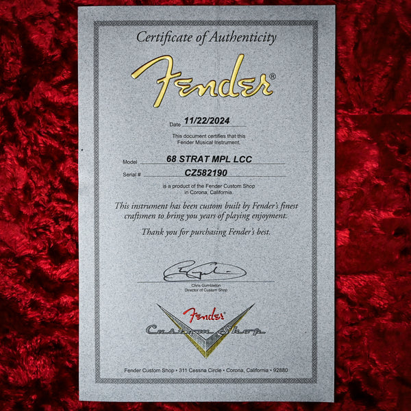 Fender Custom Shop '68 Stratocaster Deluxe Closet Classic- 3 Color Sunburst 2024 (CZ582190)