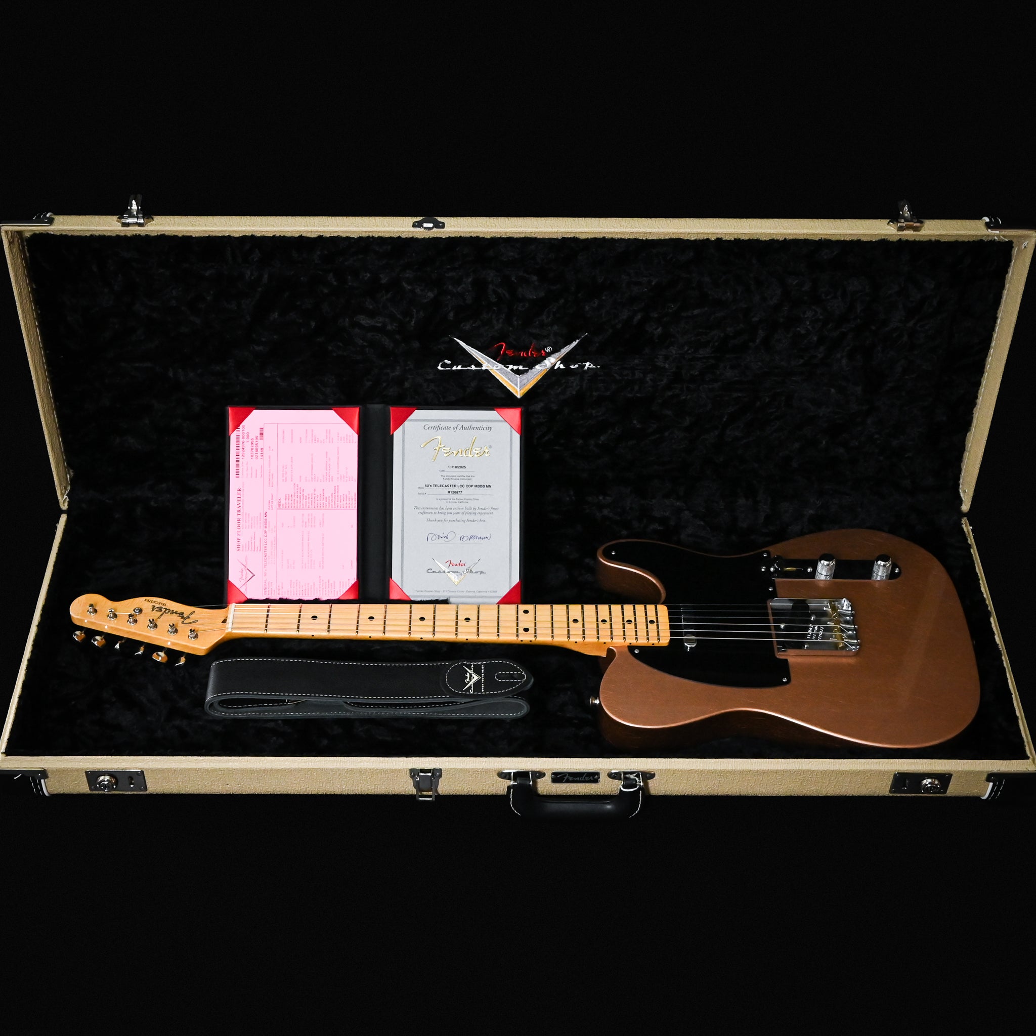 Fender Custom Shop Masterbuilt David Brown 50's Telecaster Deluxe Closet Classic- Copper 2025 (R126877)