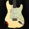 Fender Custom Shop '61 Stratocaster Heavy Relic- Aged Vintage White/ 3 Color Sunburst 2025 (CZ587555)