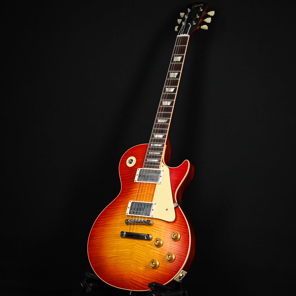 Gibson Custom 1959 Les Paul Standard Reissue VOS- Washed Cherry Sunburst 2024 Amazing Flame Top, 8 lbs 8.8 oz(941499) Used – Mint