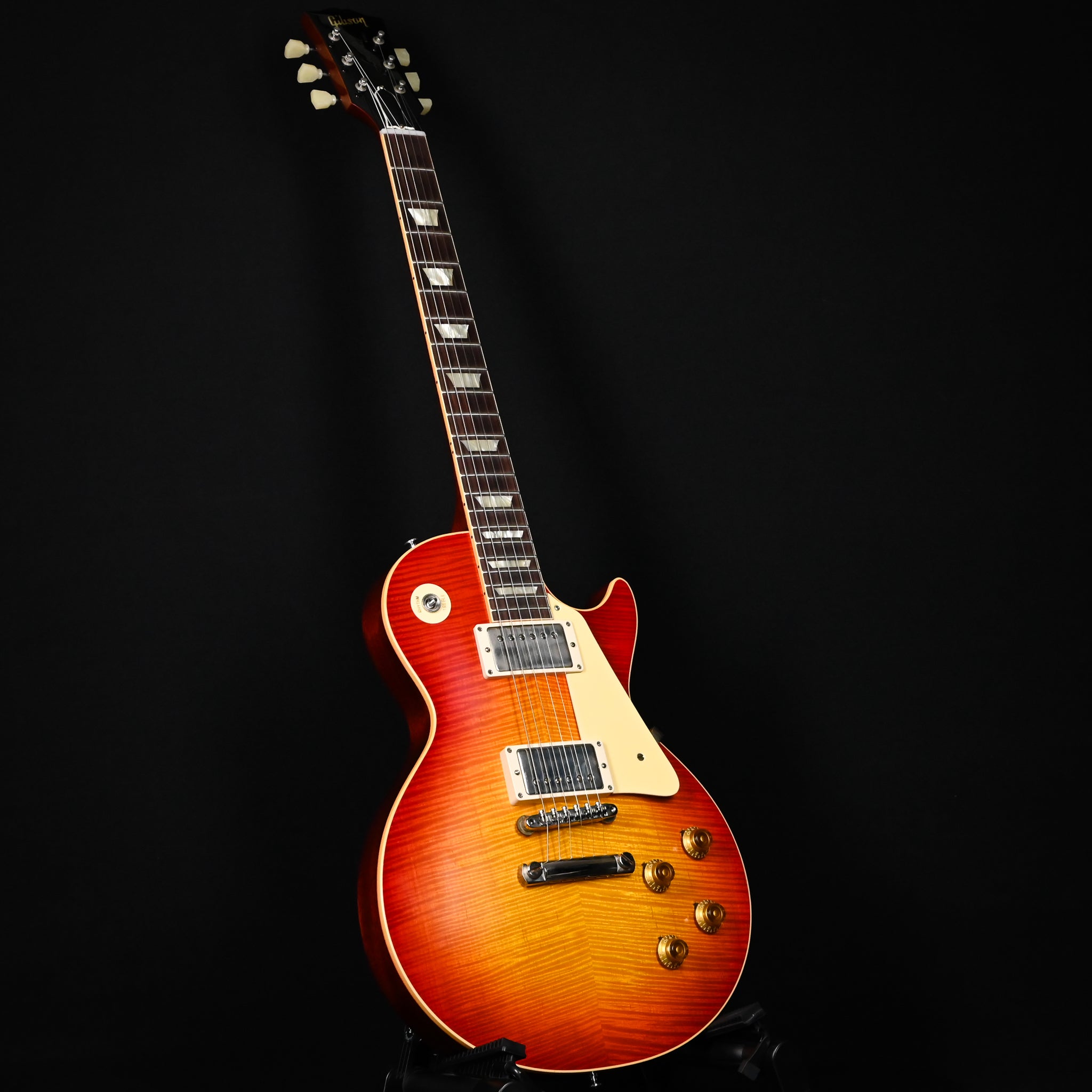Gibson Custom 1959 Les Paul Standard Reissue VOS- Washed Cherry Sunburst 2024 Amazing Flame Top, 8 lbs 8.8 oz(941499) Used – Mint