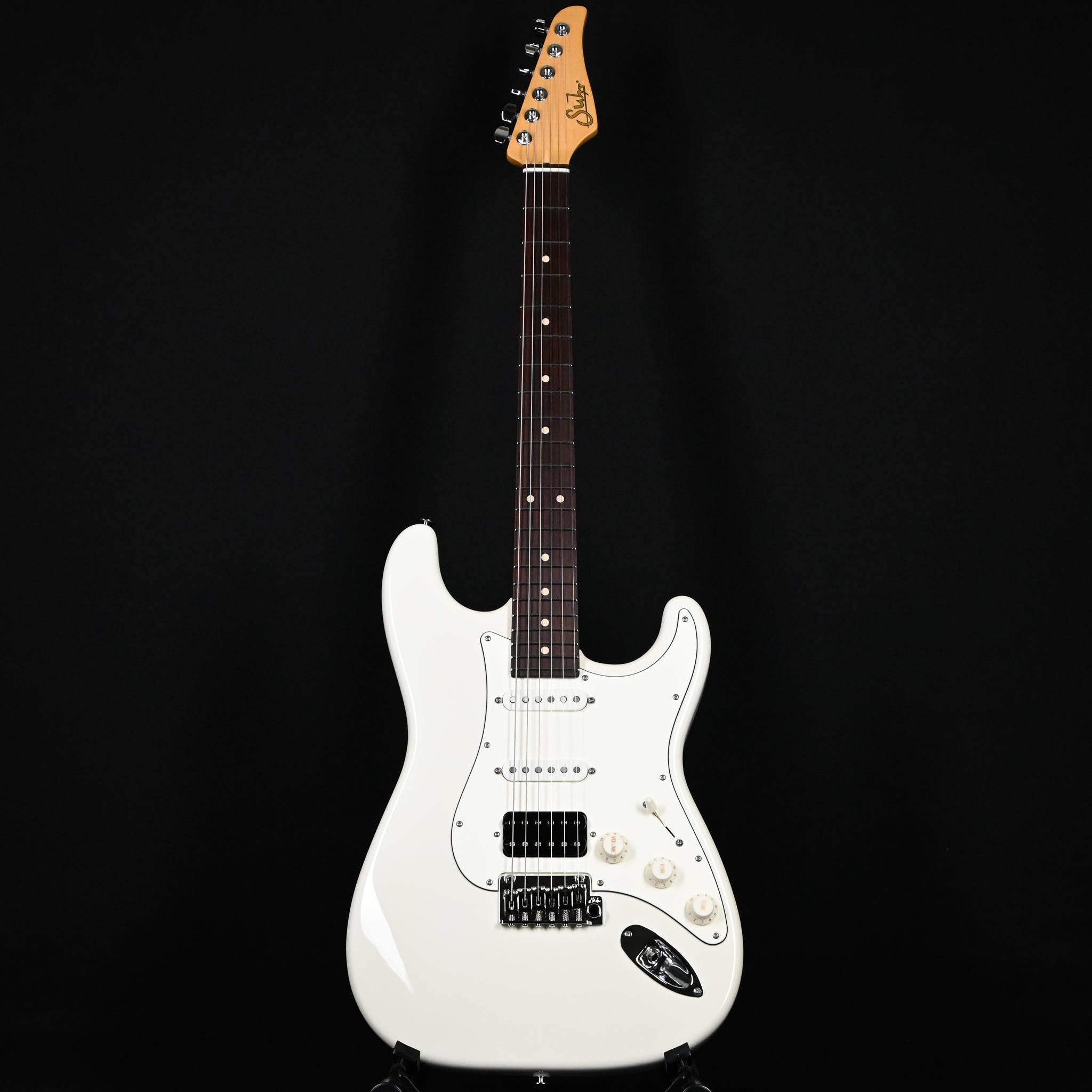 Suhr Classic S HSS w/ Premium Softshell Case Electric Guitar- Olympic White 2026 (94989)