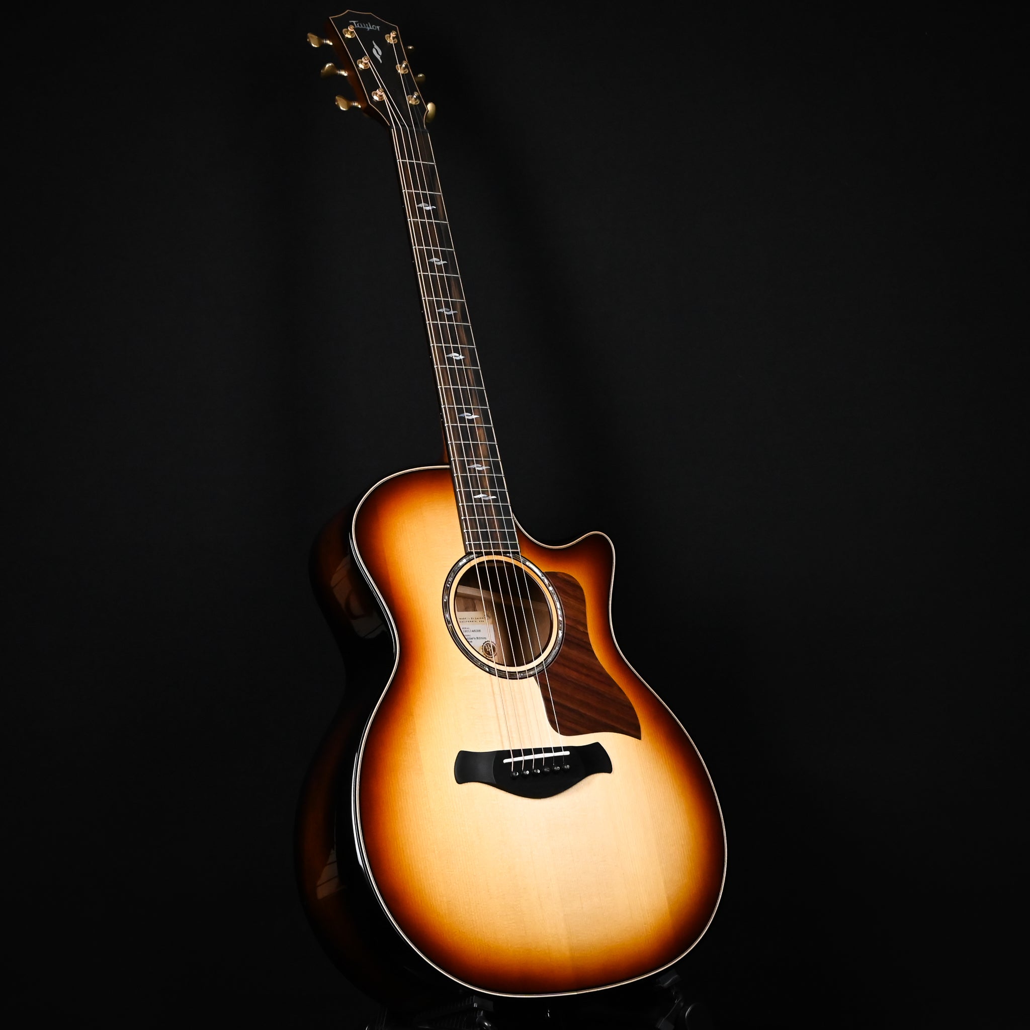 Taylor Next Generation Builder's Edition 814ce w/ Adirondack Spruce Top & Honduran Rosewood Back and Sides- Kona Edgeburst Back/Sides, Shaded Edge Burst Top 2026 (121146056)