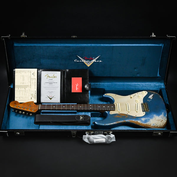 Fender Custom Shop Limited Edition Roasted Bighead Stratocaster Super Heavy Relic- Aged Lake Placid Blue 2024 (CZ580755)