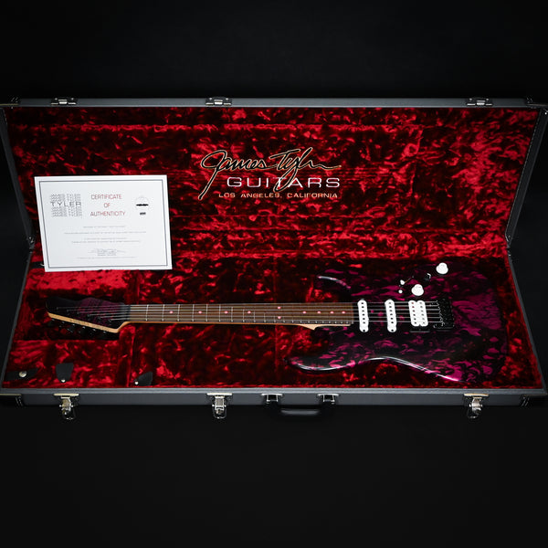 James Tyler Studio Elite HD w/ Brazilian Rosewood- Black Shmear w/ Fuchsia Tint 2025 (25330)