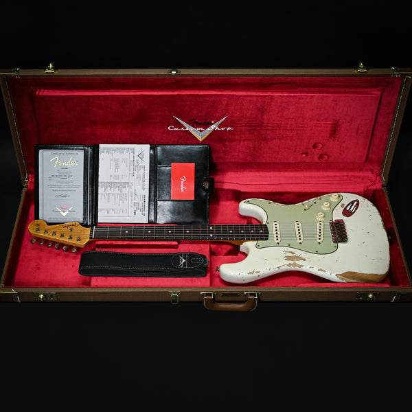 Fender Custom Shop Limited Edition 1962 Stratocaster w/ Handwound 60/63 Pickups, Heavy Relic- Aged Olympic White 2025 (CZ589368)