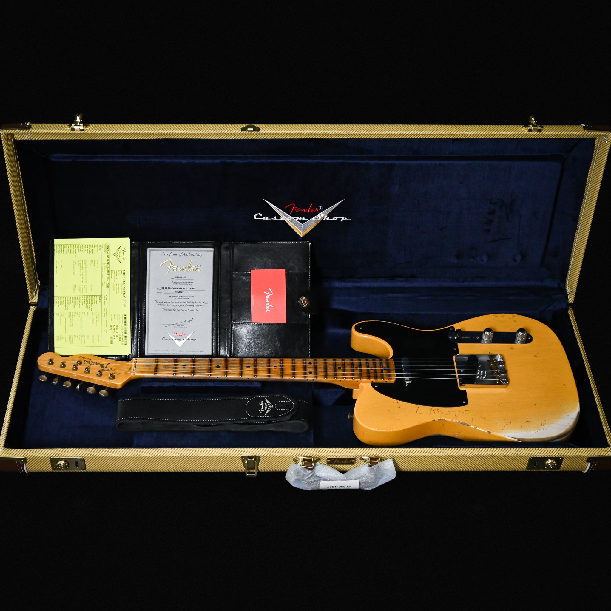Fender Custom Shop '52 Telecaster Heavy Relic- Aged Nocaster Blonde 2026 (R151007)