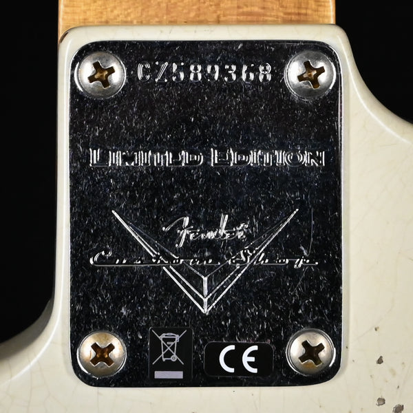 Fender Custom Shop Limited Edition 1962 Stratocaster w/ Handwound 60/63 Pickups, Heavy Relic- Aged Olympic White 2025 (CZ589368)