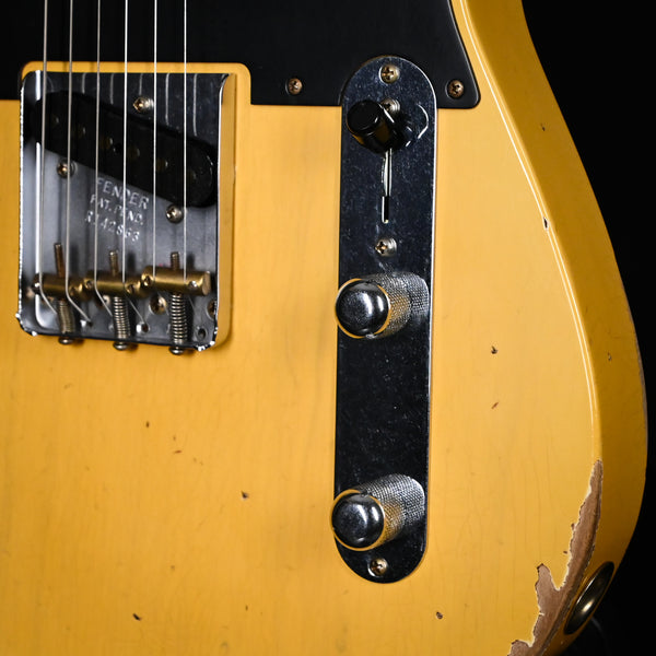Fender Custom Shop Limited Edition '54 Blackguard Telecaster Heavy Relic- Faded Aged Nocaster Blonde 2025 (R142863)