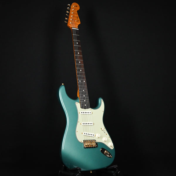 Fender Custom Shop Masterbuild Austin MacNutt 60/63 Stratocaster NOS w/ Brazilian Rosewood- Aged Sherwood Metallic 2024 (R138074)