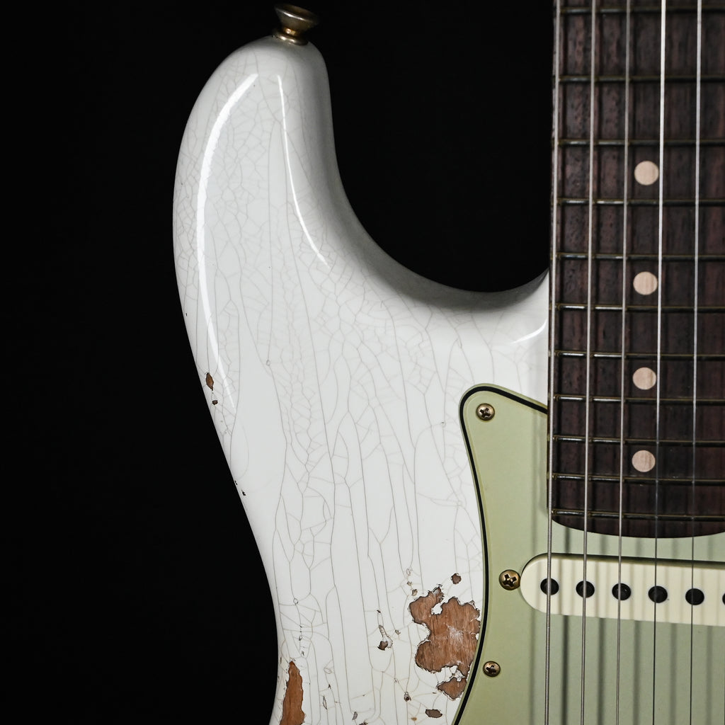 Fender Custom Shop '62 Stratocaster HSS Heavy Relic- Olympic White 2026 (R148611)