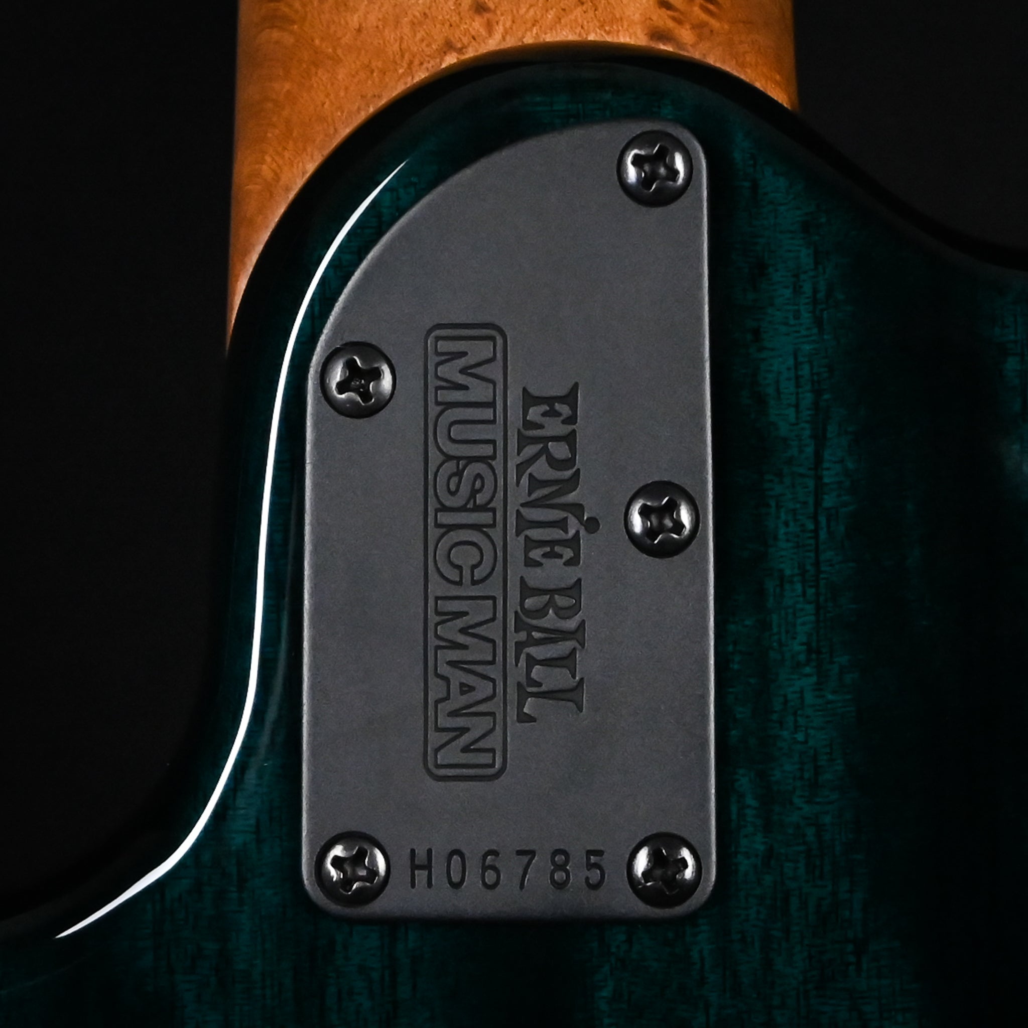 Ernie Ball Music Man JP15 Emerald Glow Roasted/Figured Maple Neck *Miami Guitar Exclusive* 2024 (H06785)
