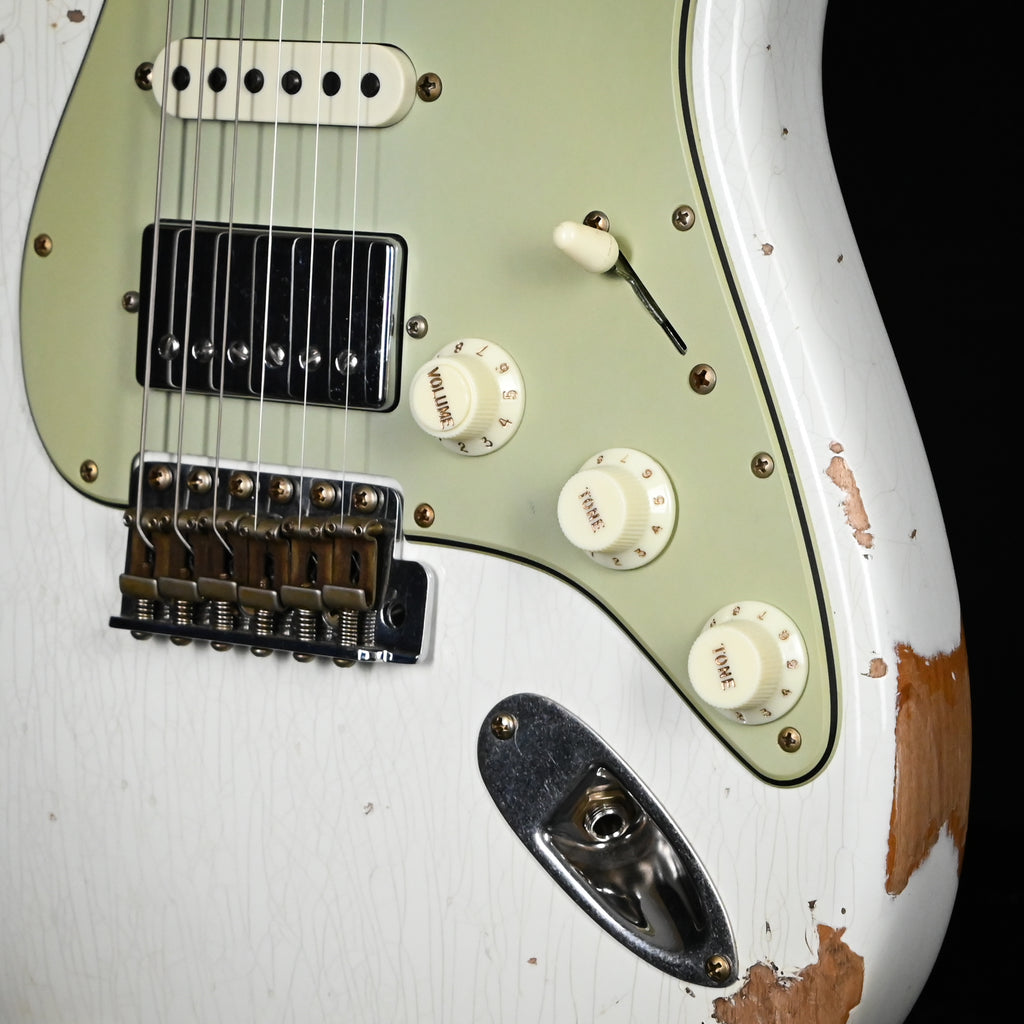 Fender Custom Shop '62 Stratocaster HSS Heavy Relic- Olympic White 2026 (R148611)