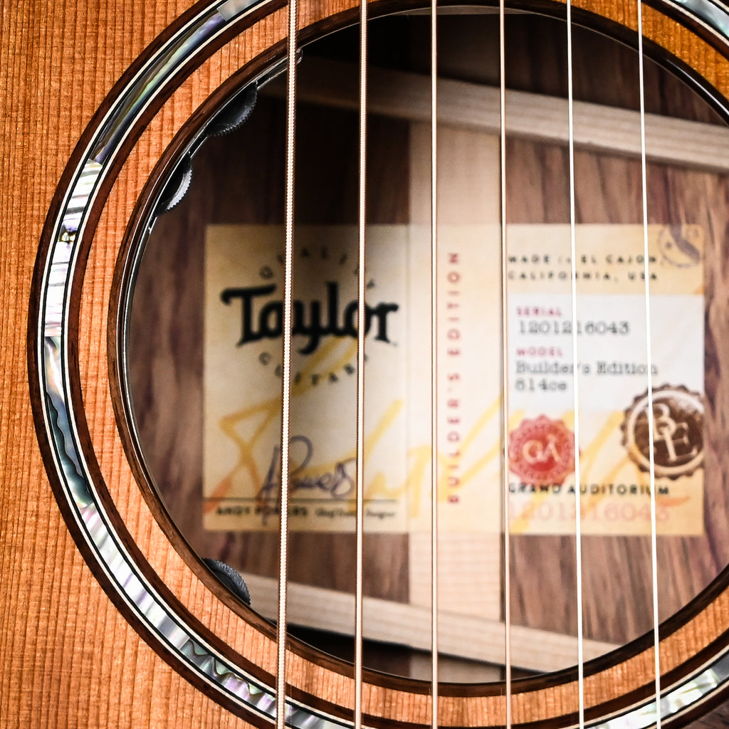 Taylor Next Generation Builder's Edition 814ce w/ Sinker Redwood Top & Honduran Rosewood Back and Sides- Kona Edgeburst Back/Sides, Shaded Edge Burst Top 2026 (1201216043)