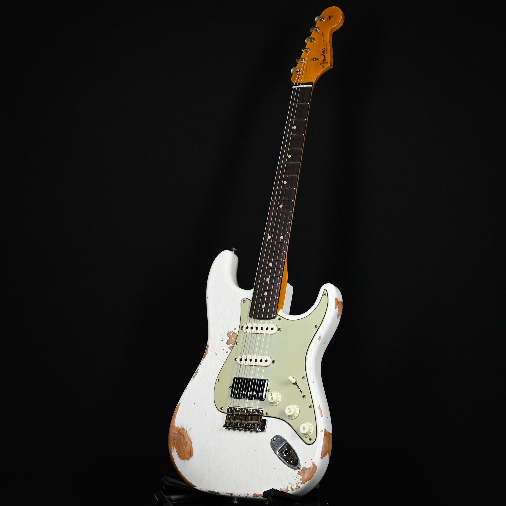 Fender Custom Shop '62 Stratocaster HSS Heavy Relic- Olympic White 2026 (R148611)