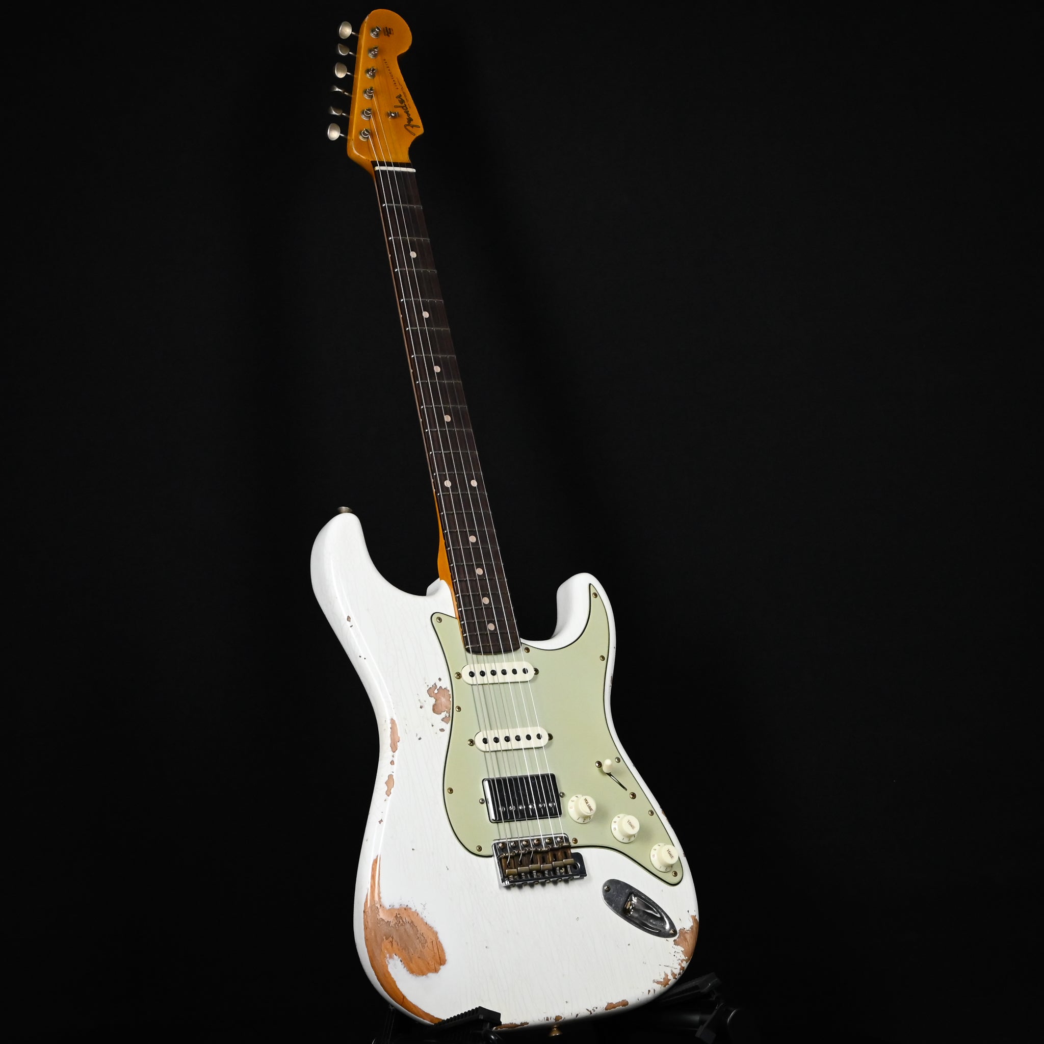 Fender Custom Shop '62 Stratocaster HSS Heavy Relic- Olympic White 2026 (R148611)