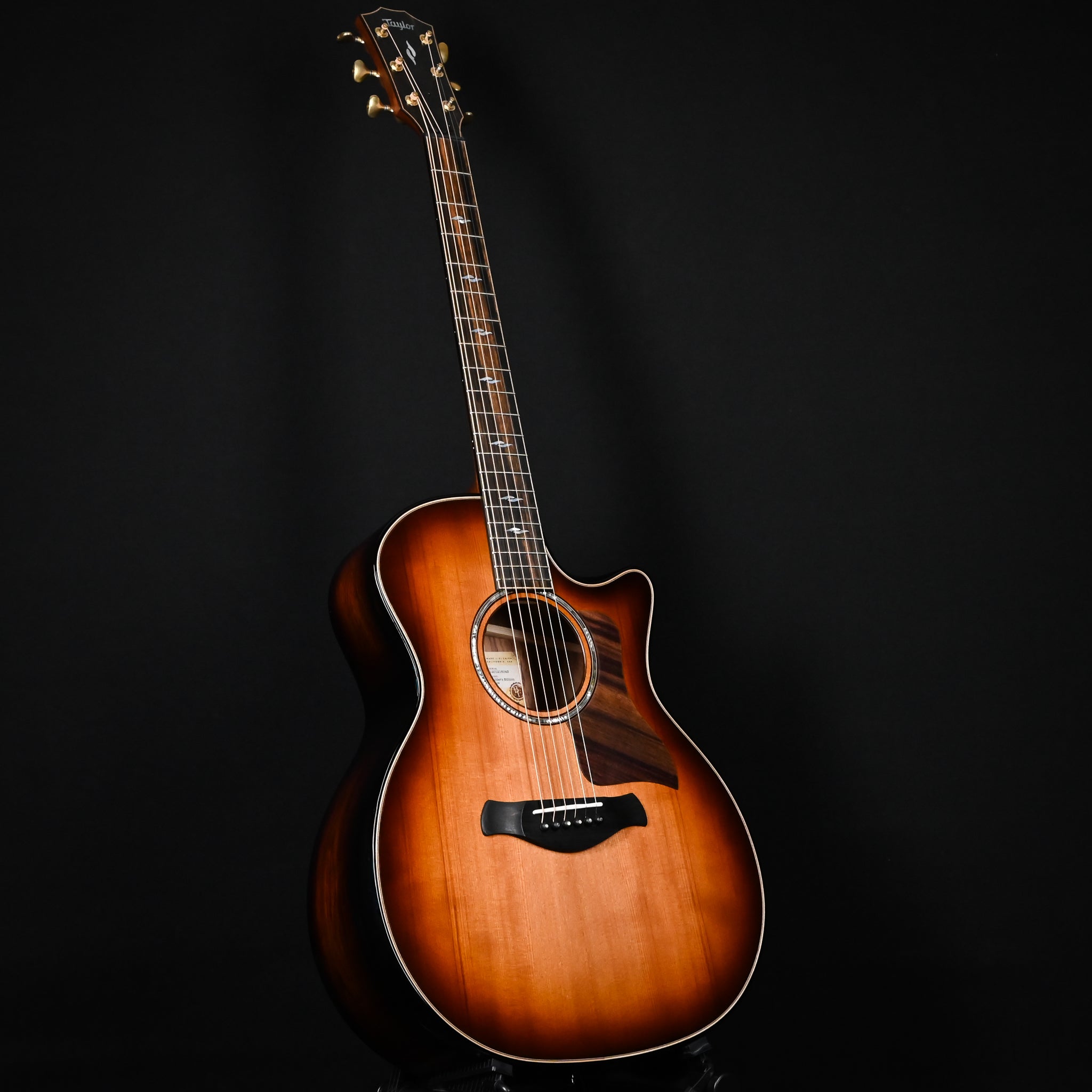 Taylor Next Generation Builder's Edition 814ce w/ Sinker Redwood Top & Honduran Rosewood Back and Sides- Kona Edgeburst Back/Sides, Shaded Edge Burst Top 2026 (1201216043)