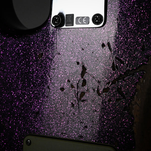 Fender Custom Shop Deluxe Stratocaster w/ Seymour Duncan SH4B Humbucker, Relic/ Closet Classic Hardware- Magenta Sparkle 2025 (R147307)