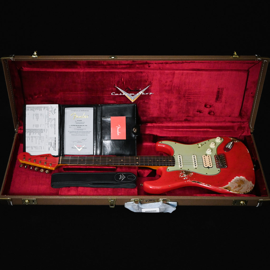Fender Custom Shop '62 Stratocaster HSS w/ Painted Headcap, Heavy Relic- Fiesta Red 2026 (R147346)