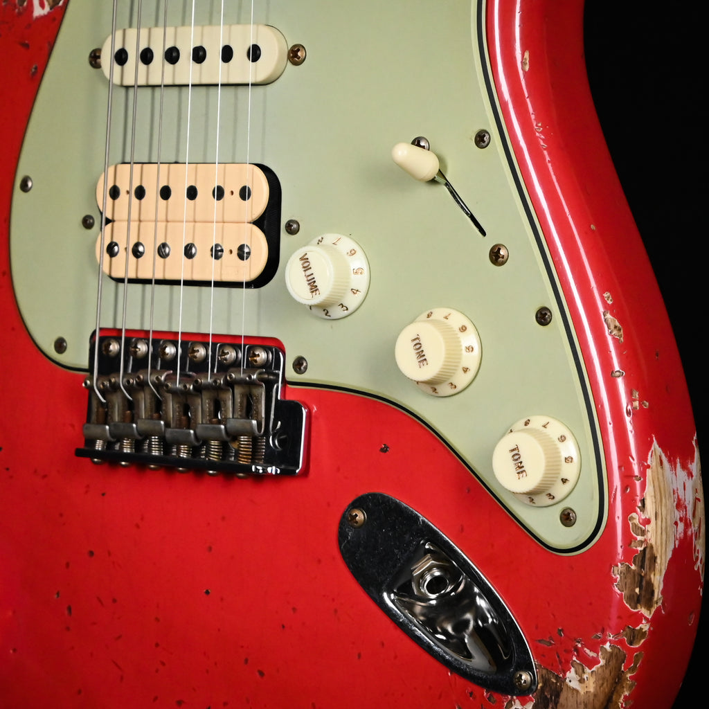 Fender Custom Shop '62 Stratocaster HSS w/ Painted Headcap, Heavy Relic- Fiesta Red 2026 (R147346)